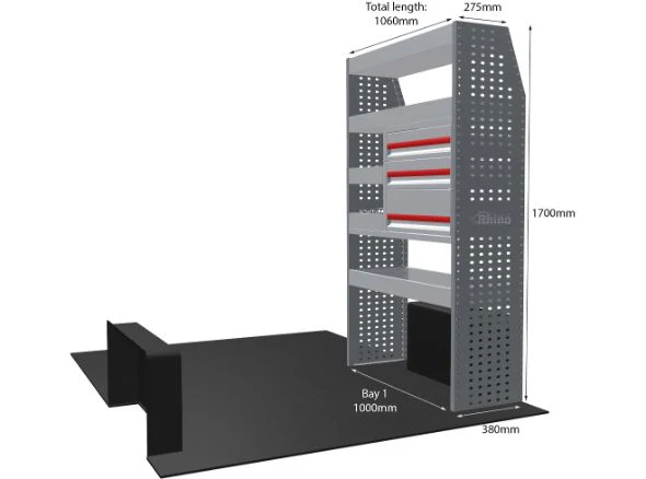 Rhino Van Racking Vauxhall Movano 2010-2021 - Image 12
