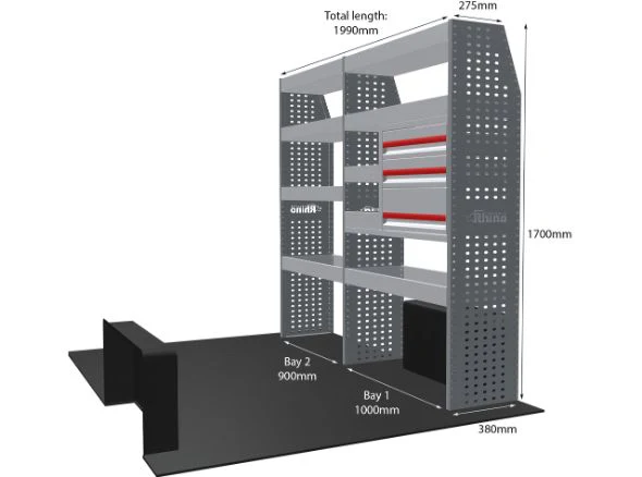 Rhino Van Racking Vauxhall Movano 2010-2021 - Image 14