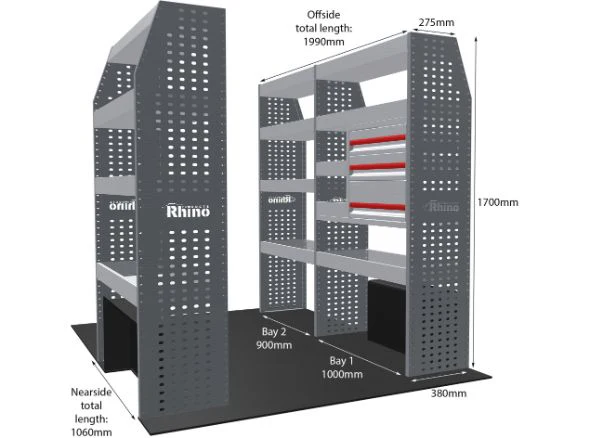 Rhino Van Racking Vauxhall Movano 2010-2021 - Image 16