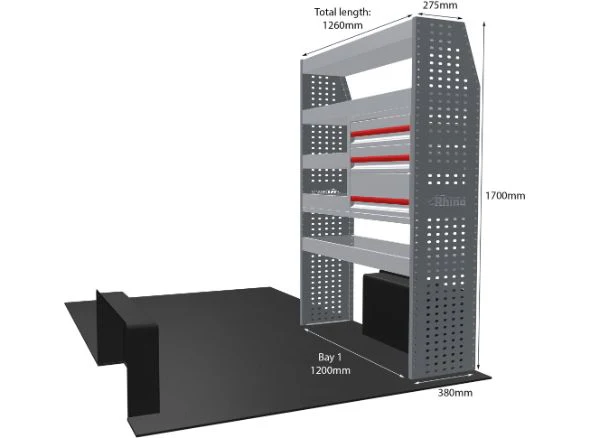 Rhino Van Racking Vauxhall Movano 2010-2021 - Image 18