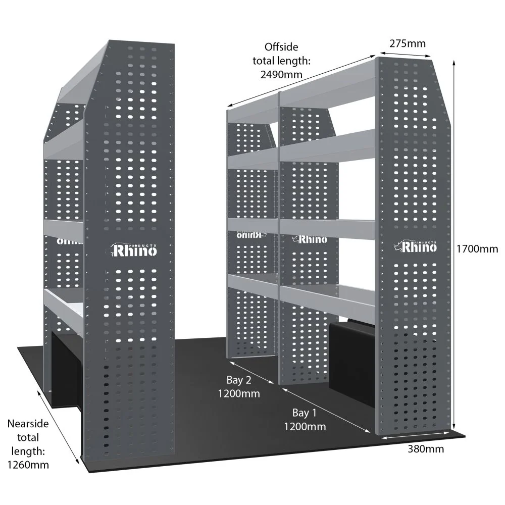 Rhino Van Racking Vauxhall Movano 2010-2021 - Image 21