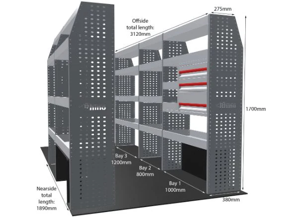Rhino Van Racking Vauxhall Movano 2010-2021 - Image 30