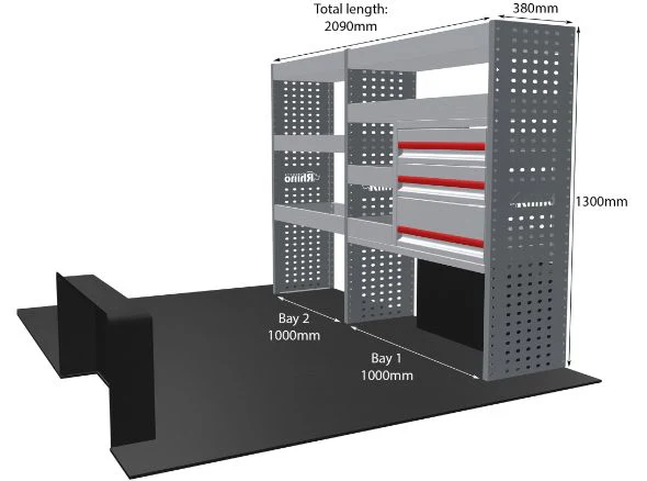 Rhino Van Racking Vauxhall Movano 2010-2021 - Image 8