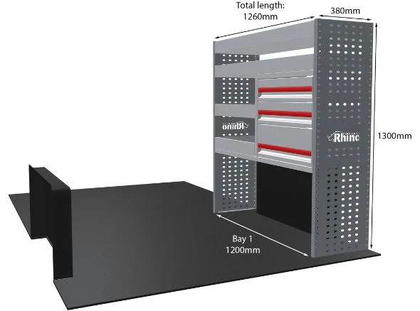 Rhino Van Racking Vauxhall Movano 2021- - Image 12