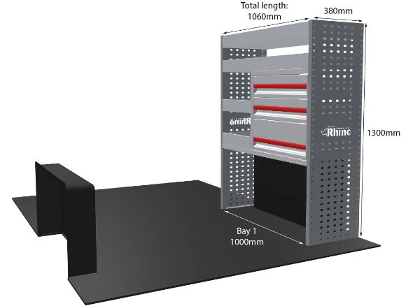 Rhino Van Racking Vauxhall Movano 2021- - Image 6
