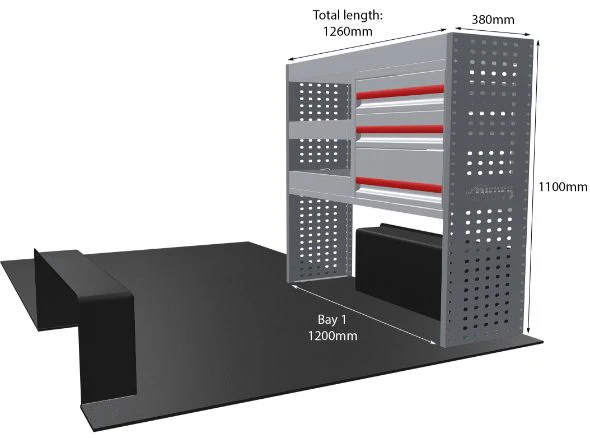 Rhino Van Racking Vauxhall Vivaro 2014-2019 - Image 12