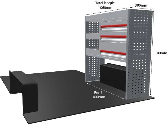 Rhino Van Racking Vauxhall Vivaro 2014-2019 - Image 6