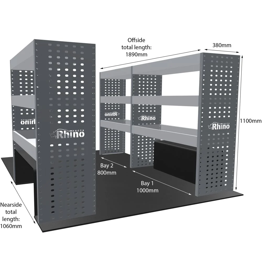 Rhino Van Racking Vauxhall Vivaro 2014-2019 - Image 9