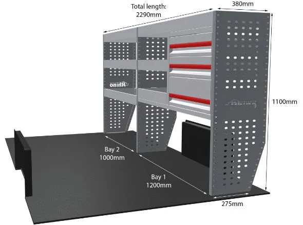 Rhino Van Racking Vauxhall Vivaro 2019- - Image 12