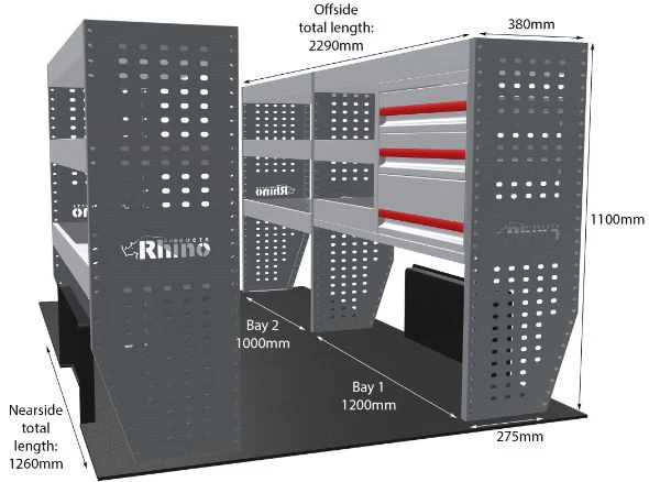 Rhino Van Racking Vauxhall Vivaro 2019- - Image 14