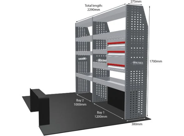 Rhino Van Racking Volkswagen Crafter 2006-2017 - Image 14