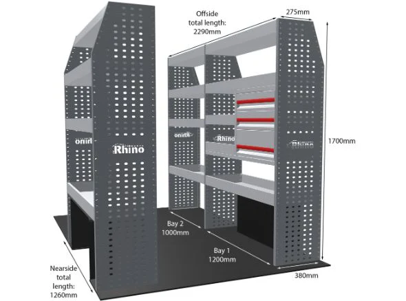 Rhino Van Racking Volkswagen Crafter 2006-2017 - Image 16