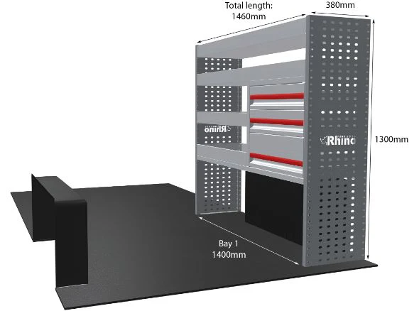 Rhino Van Racking Volkswagen Crafter 2006-2017 - Image 18