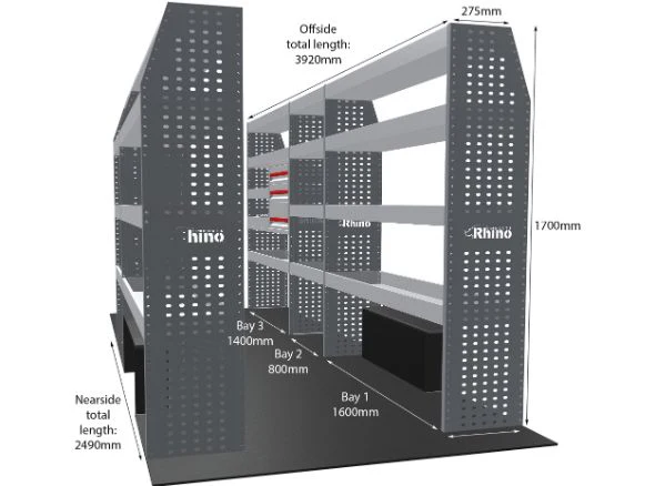 Rhino Van Racking Volkswagen Crafter 2006-2017 - Image 34