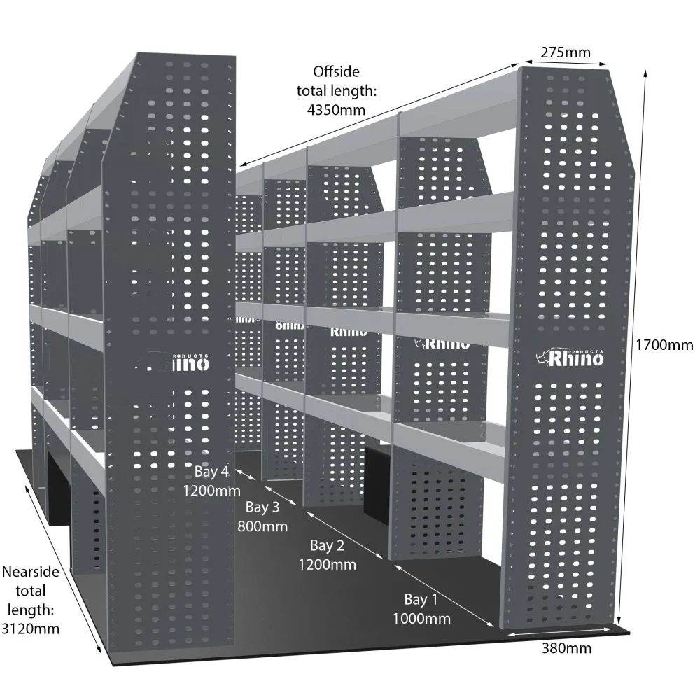 Rhino Van Racking Volkswagen Crafter 2006-2017 - Image 43