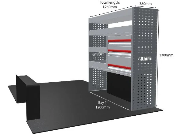 Rhino Van Racking Volkswagen Crafter 2006-2017 - Image 6
