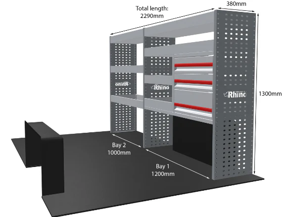 Rhino Van Racking Volkswagen Crafter 2006-2017 - Image 8