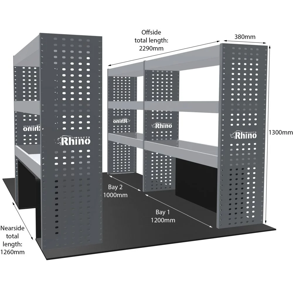 Rhino Van Racking Volkswagen Crafter 2006-2017 - Image 9