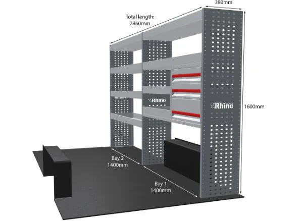 Rhino Van Racking Volkswagen Crafter 2017- - Image 8