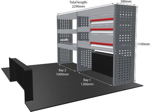 Rhino Van Racking Volkswagen T6 2015- - Image 15