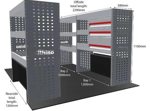 Rhino Van Racking Volkswagen T6 2015- - Image 17
